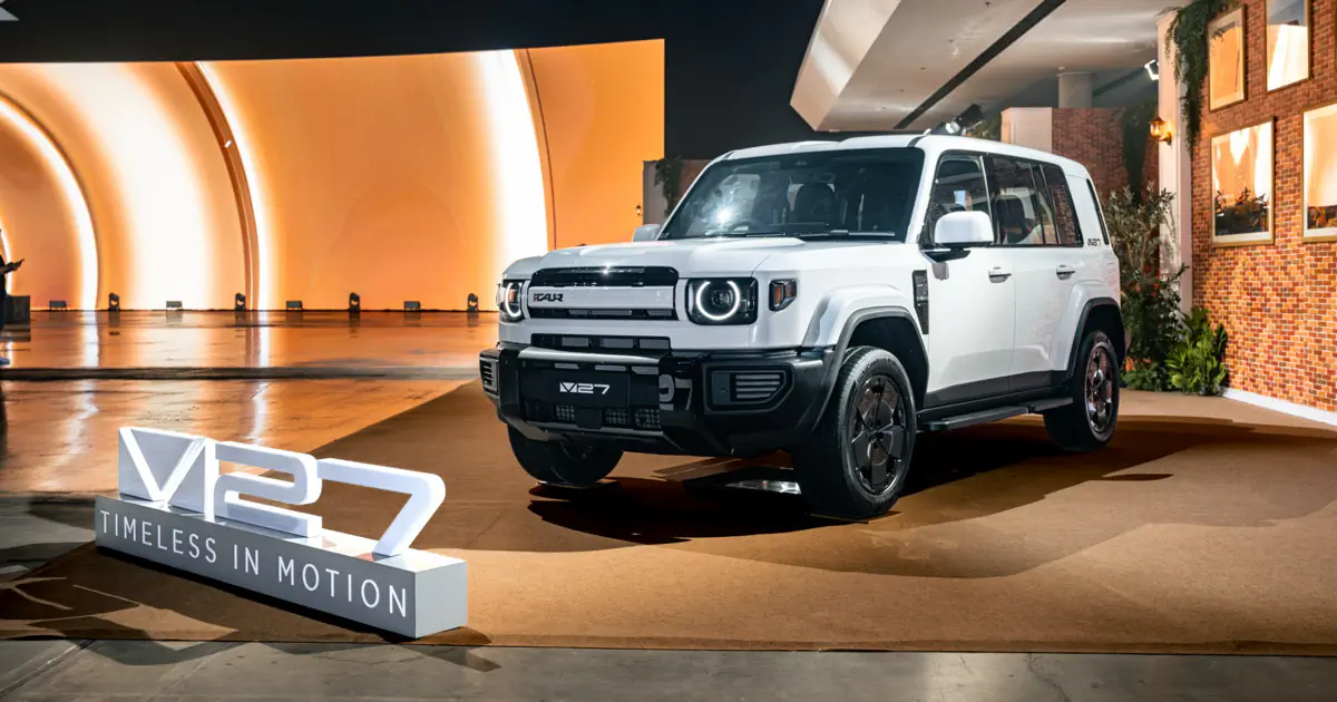 D-SUV ไฮบริดไฟฟ้า iCAUR V27 REEV ระยะวิ่ง 1,000 กม. ใต้ล้านที่คุ้มสุด