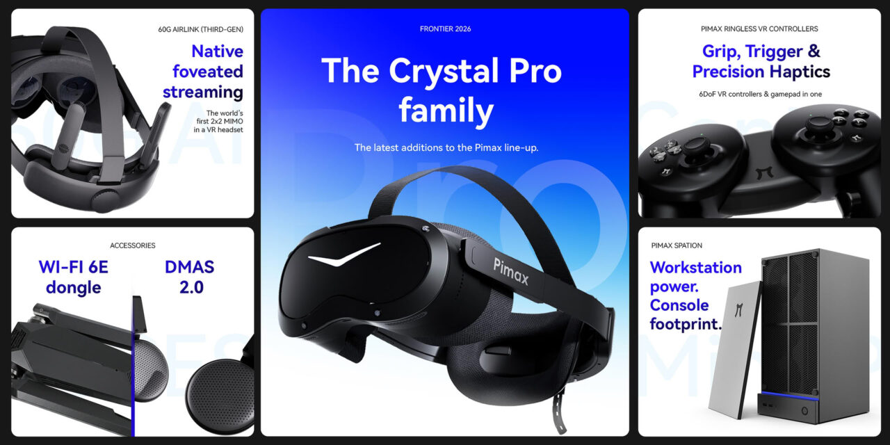 Pimax Crystal Pro พลิกเกม PC VR สายไร้สายด้วย Native Foveated Streaming