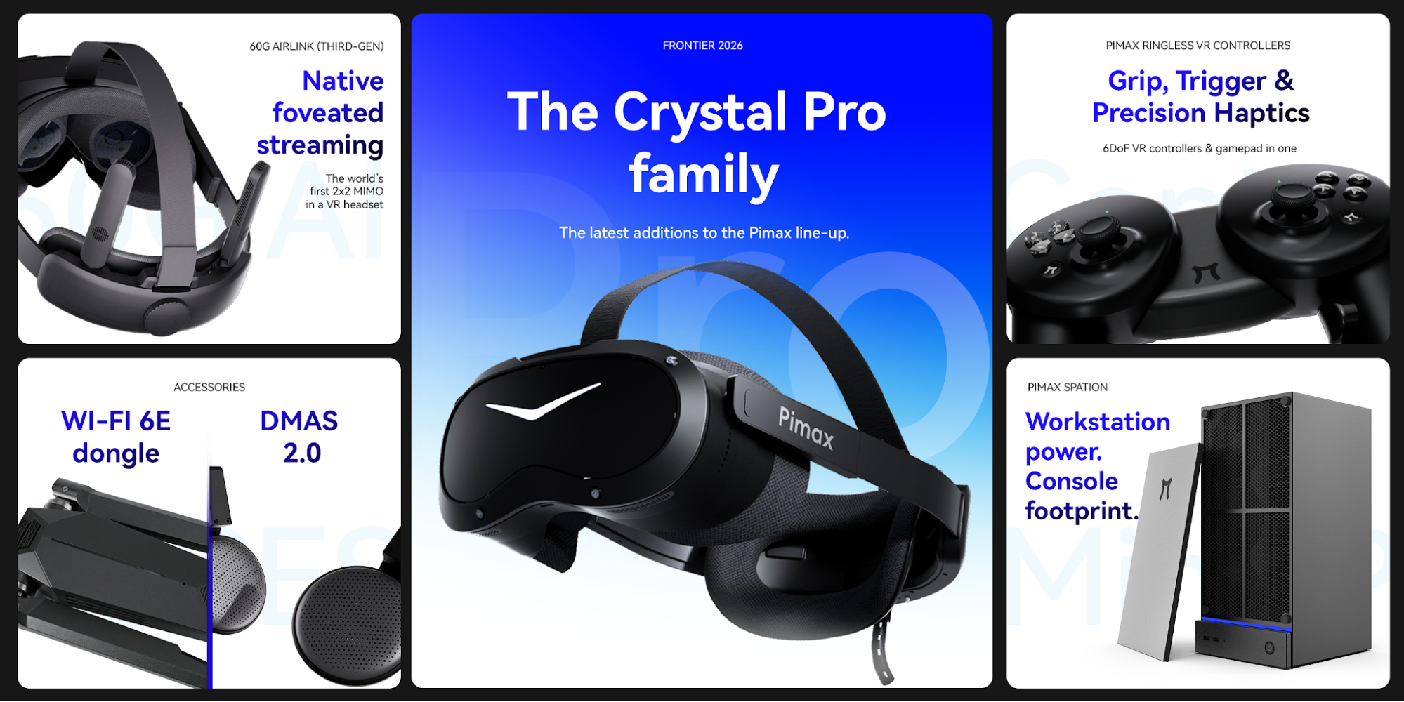 Pimax Crystal Pro พลิกเกม PC VR สายไร้สายด้วย Native Foveated Streaming