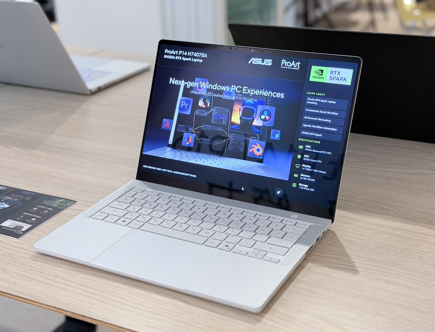 RTX Spark แล็ปท็อปจาก ASUS ท้าชน MacBook Pro สำหรับสายครีเอทีฟ