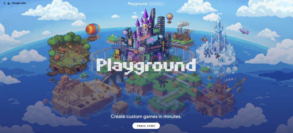 สร้างเกมด้วยข้อความใน Google Playground ไม่ต้องเขียนโค้ด