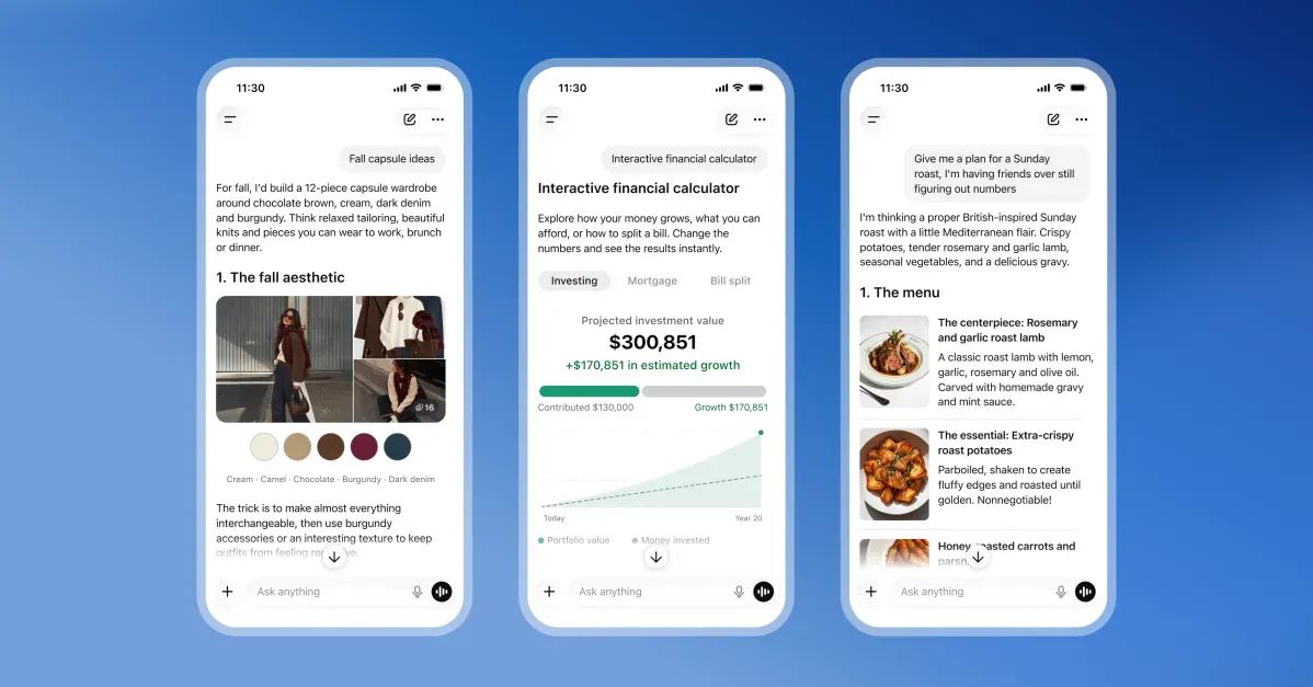 ChatGPT Intelligent UI เปลี่ยนข้อความให้เป็นกราฟ แผนที่ และปุ่มคลิกได้