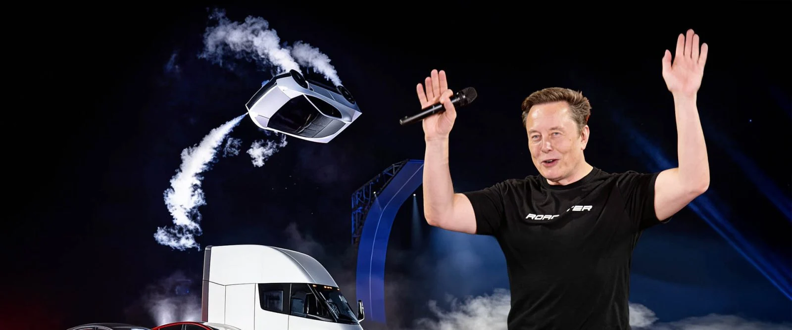 Roadster บินได้ของ Tesla เมื่อรถสปอร์ตไฟฟ้าท้าทายกฎแรงโน้มถ่วง
