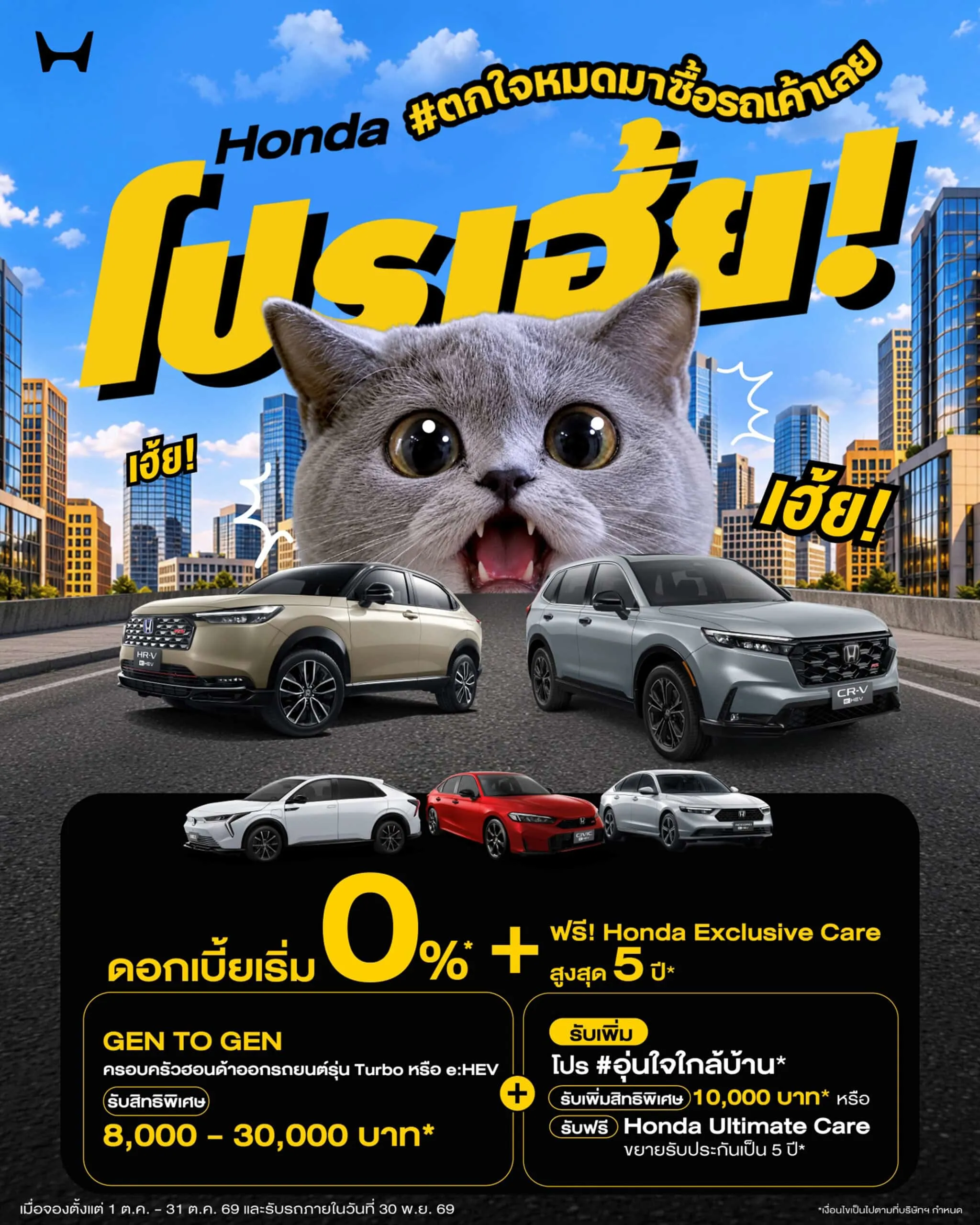 Honda Civic e:HEV vs Accord e:HEV เลือกซีดานไฮบริดคันไหนคุ้มกว่า