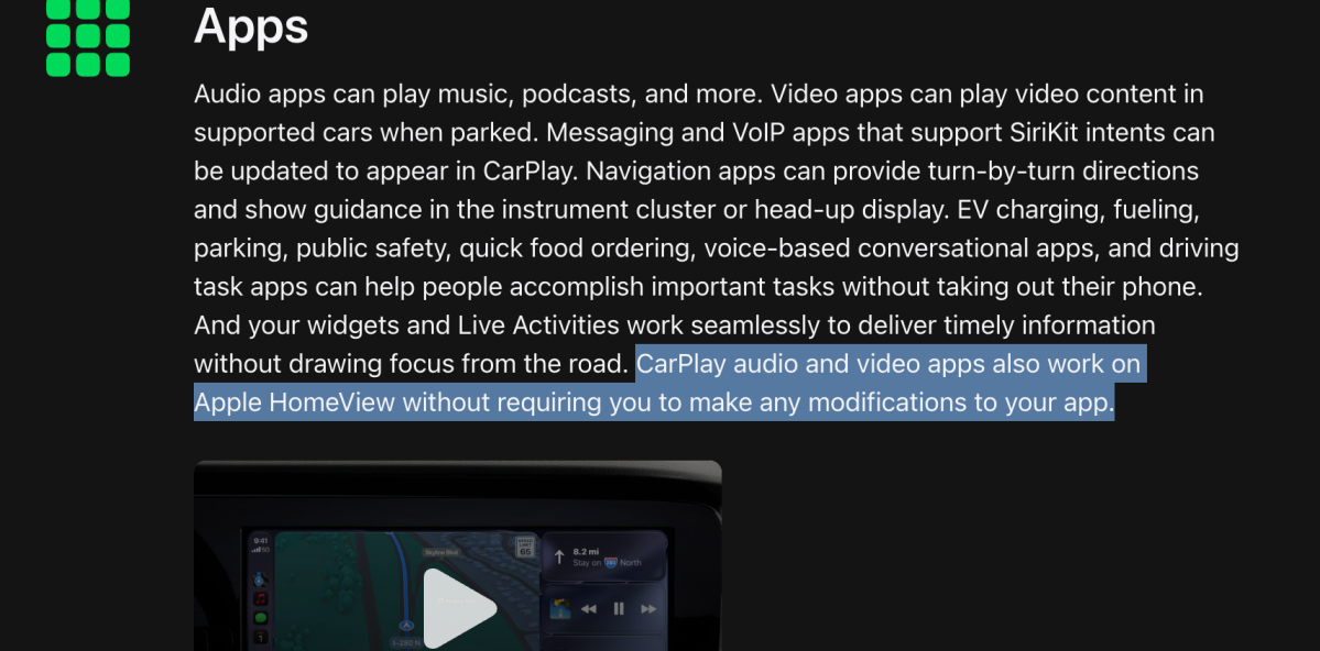 HomeView เปิดรับแอปนอกบ้านผ่าน CarPlay แต่ยังไม่ใช่แพลตฟอร์มเปิดเต็มตัว