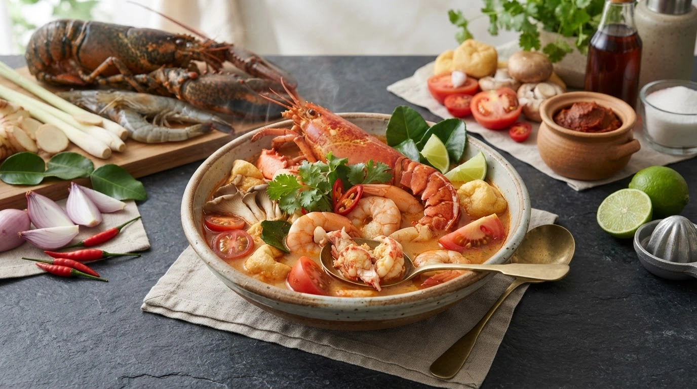 วิธีต้มซุปหอยและกุ้งให้ใสและรสชาติเข้มข้นแบบเชฟมืออาชีพ