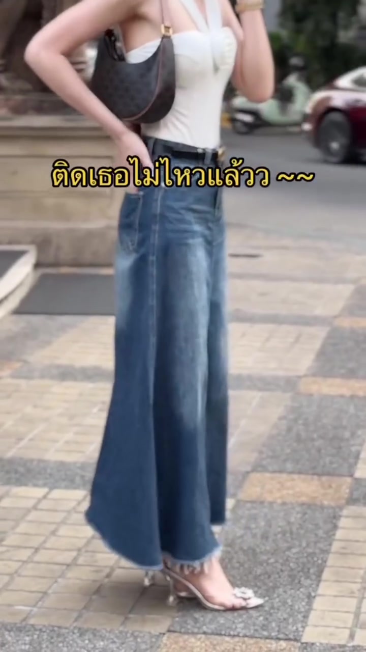 กระโปรงยีนส์สั้น-ยาวใส่เมืองไทยรอด: เลือกความยาว ผ้า และไซส์ตามส่วนสูง พร้อมสูตรแมทช์และพิกัดช้อปปี้หลักร้อย