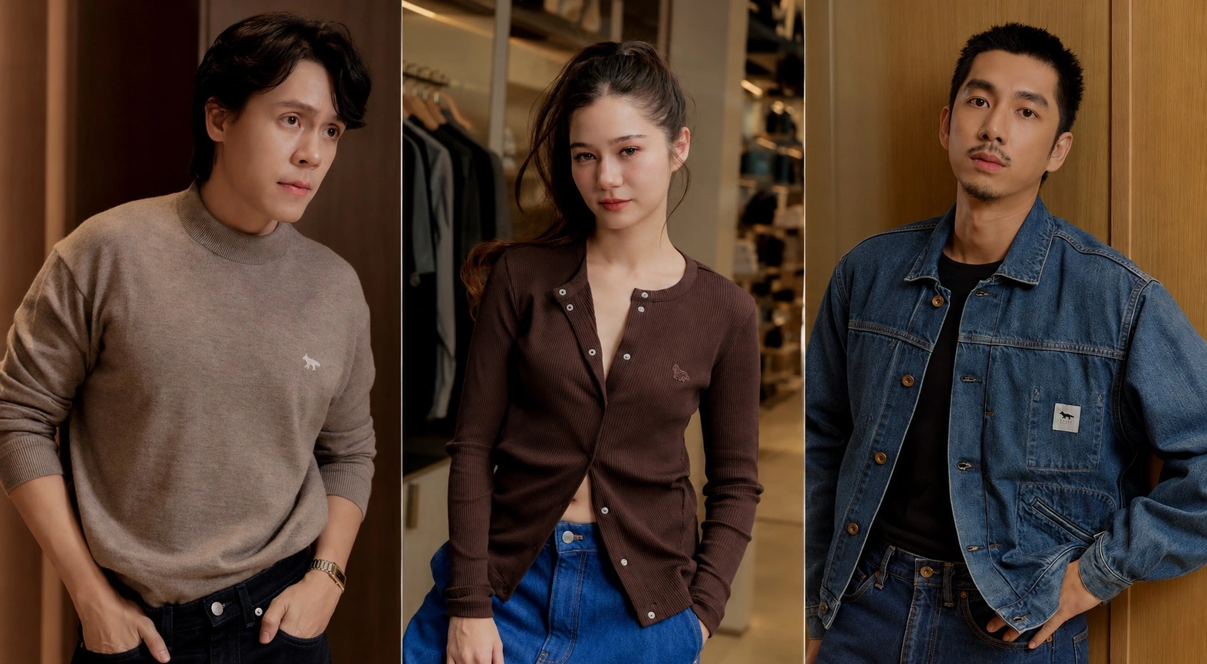 7 คาแรกเตอร์ตีความโลโก้สุนัขจิ้งจอกในแคมเปญ Kitsuné People
