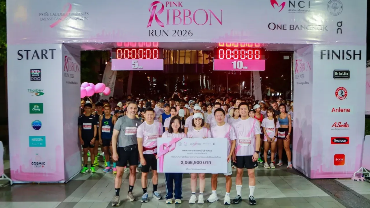 Pink Ribbon Run วิ่งการกุศล มะเร็ง ที่เปลี่ยนทุกก้าวให้เป็นพลังดูแลสุขภาพ