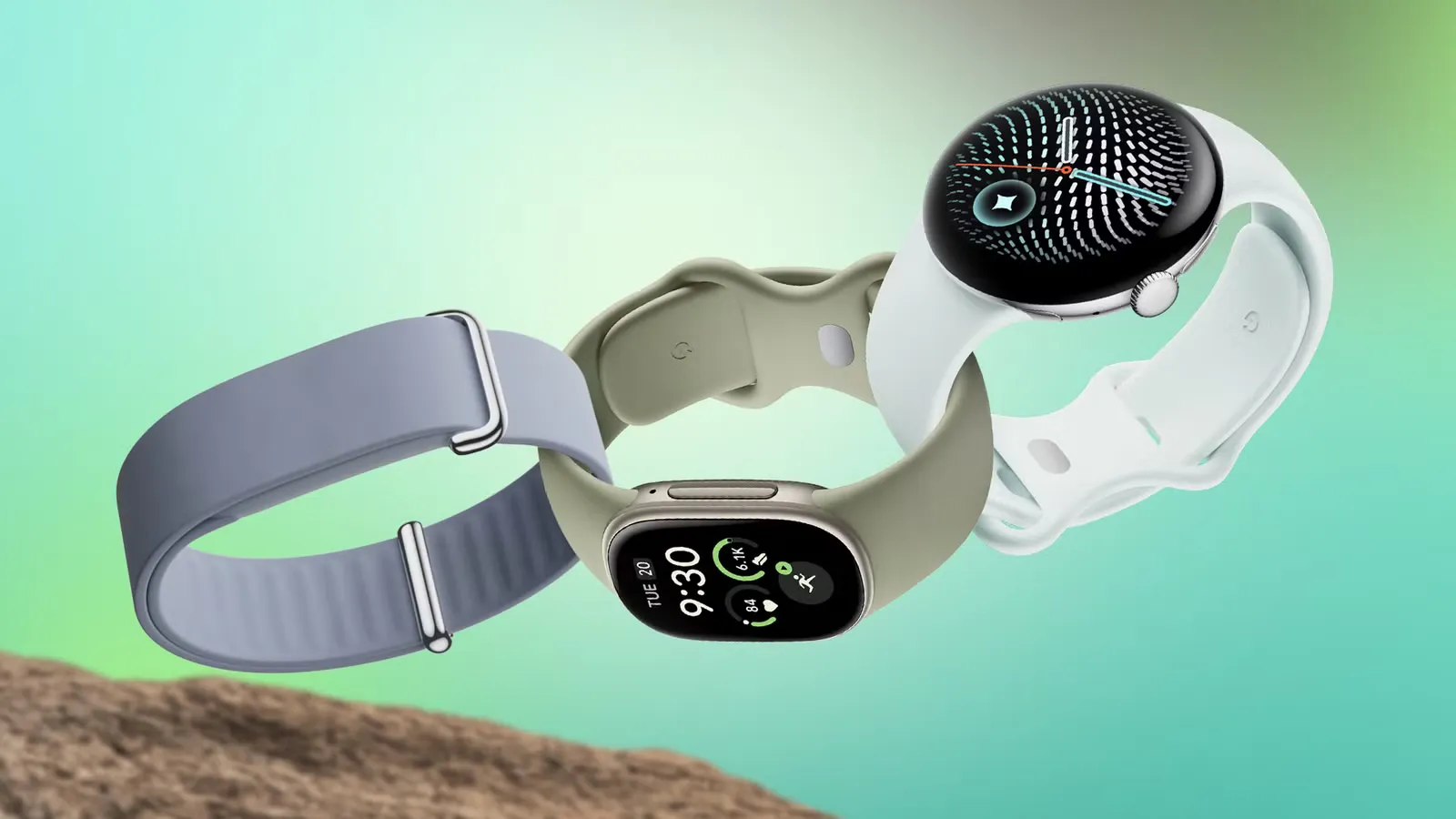 Fitbit Edge สายรัดจอภาพที่ครึ่งทางระหว่าง Air กับ Pixel Watch
