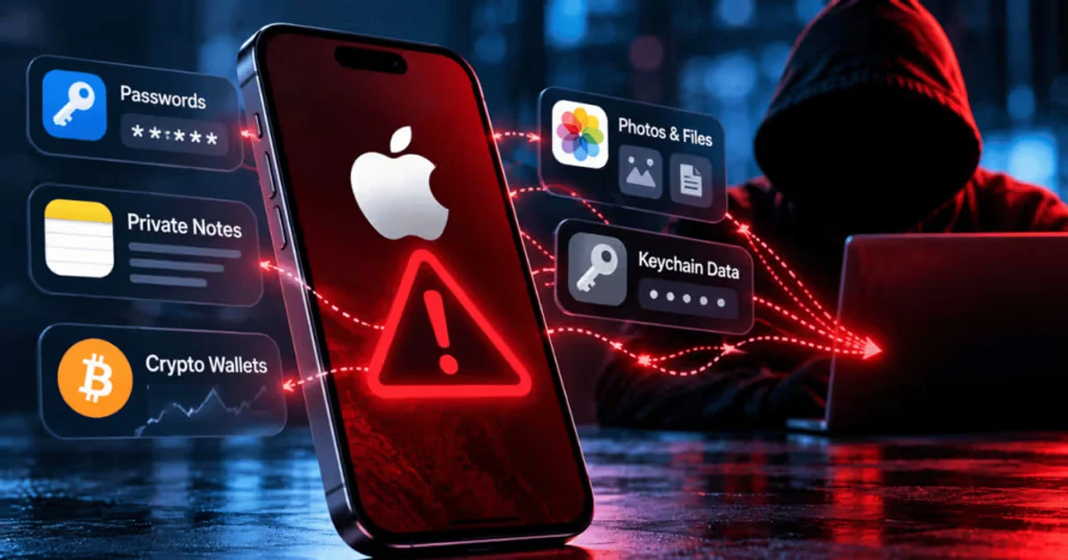 มัลแวร์ iPhone ใหม่ P7 DarkSword ขโมยรหัสผ่านและคริปโต คุณต้องลงมือเดี๋ยวนี้