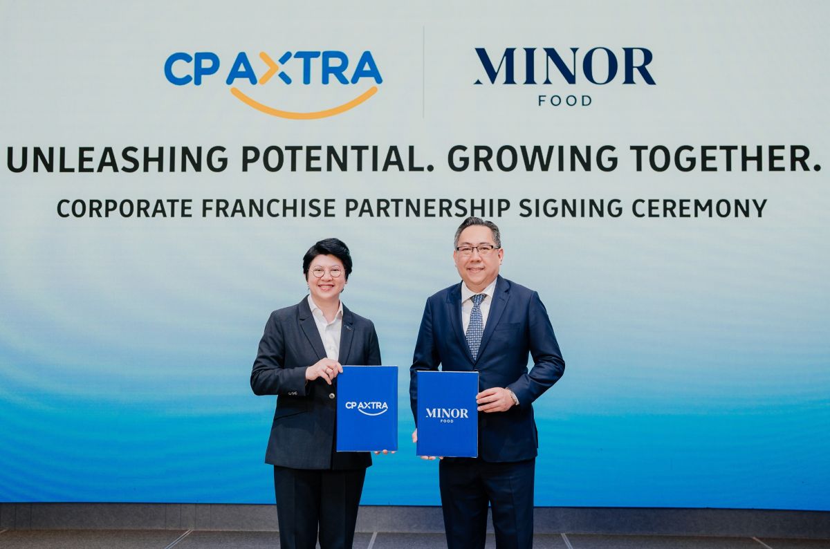 ซีพี แอ็กซ์ตร้า จับมือไมเนอร์ฟู้ด ปั้น Corporate Franchisee ครองพื้นที่ฟู้ดเดสติเนชัน
