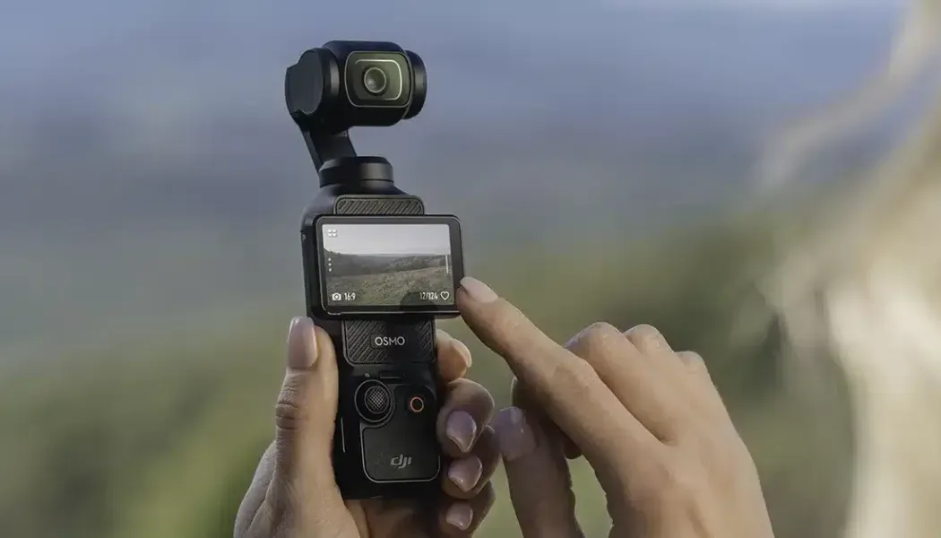 DJI Osmo Pocket 4P Pearl White กล้องคู่ 4K 240fps สำหรับสาย Vlog เคลื่อนที่