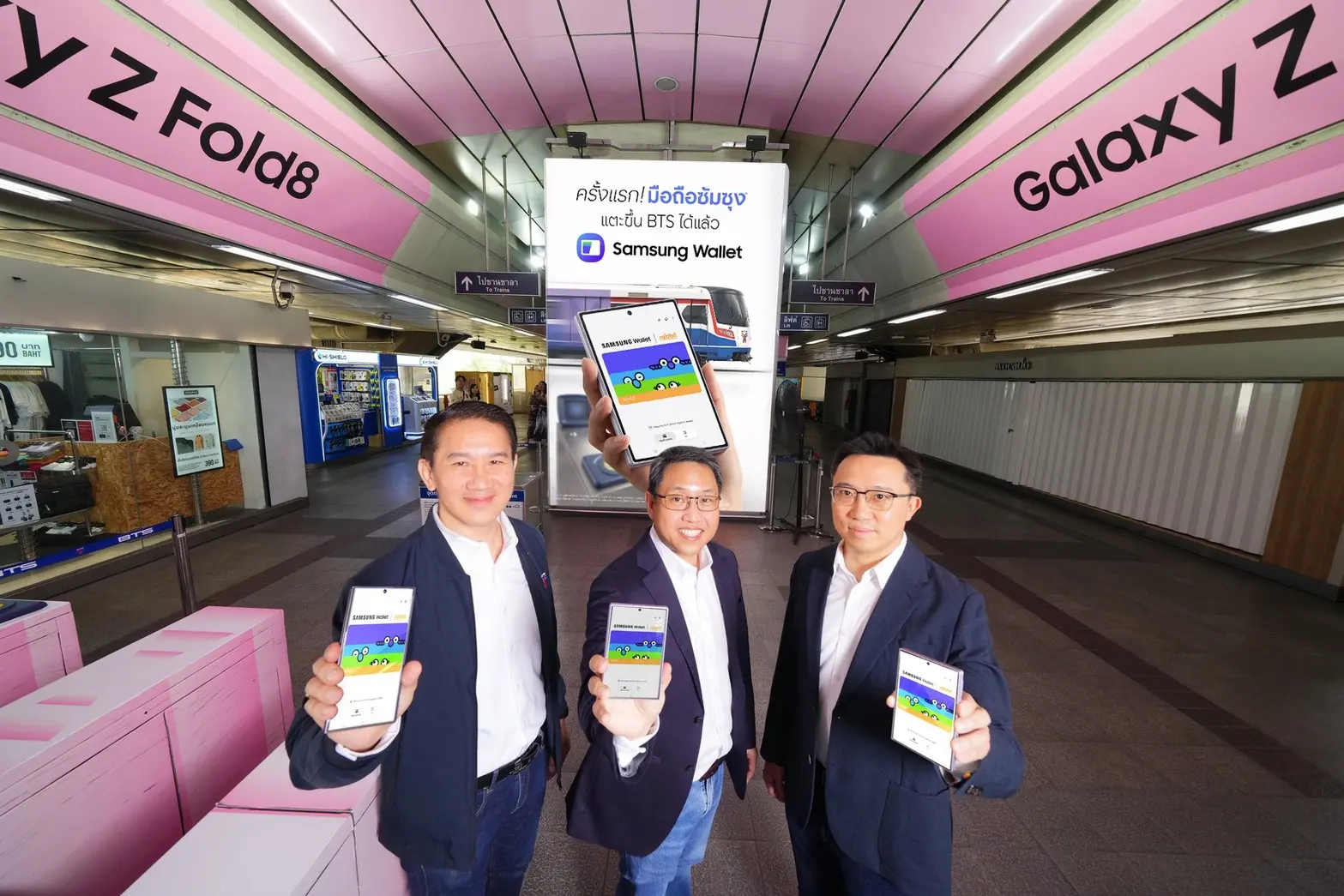 แตะมือถือขึ้น BTS BRT เรือด่วน ด้วย Samsung Wallet และ Rabbit Virtual Card