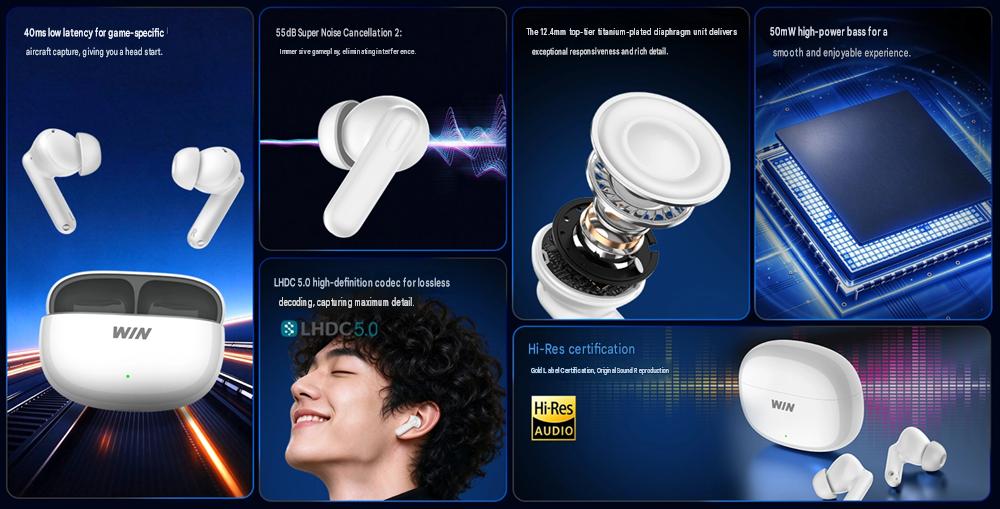 HONOR WIN Earbuds หูฟัง ANC ขั้นสูงที่กล้าชนแฟลกชิปตัวท็อป