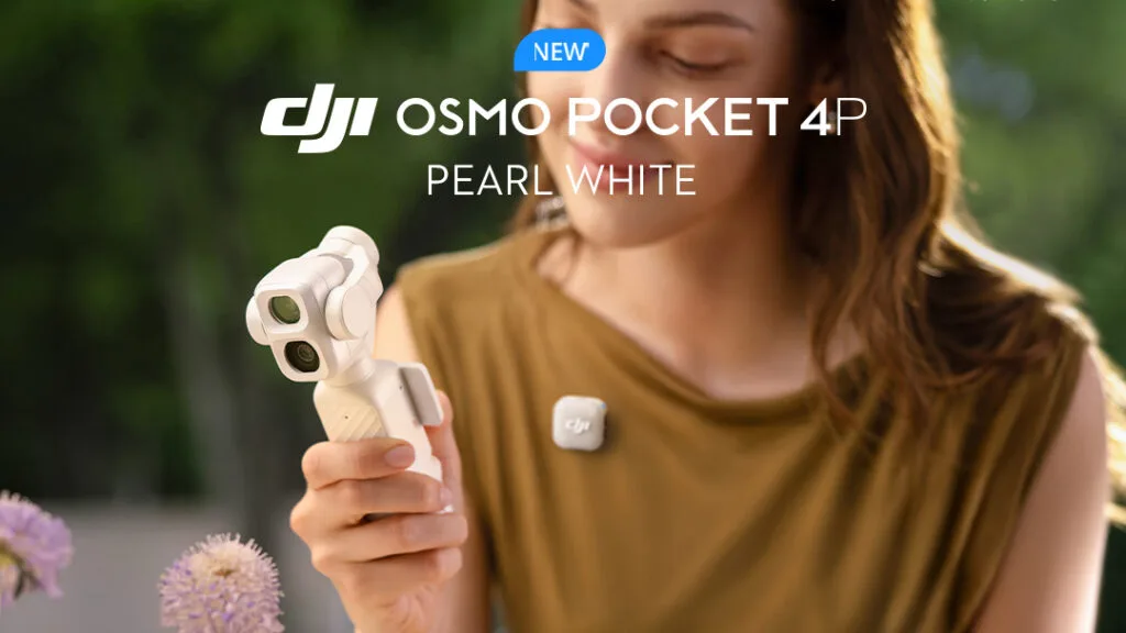 DJI Osmo Pocket 4P Pearl White กล้องกิมบอลเลนส์คู่จิ๋วที่ครบทุกงานคอนเทนต์