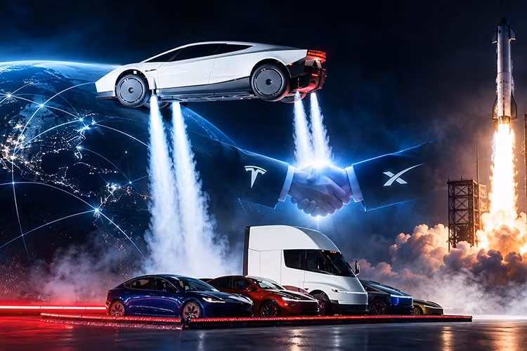 Tesla Roadster SpaceX รถสปอร์ตไฟฟ้าบินได้ที่เขย่าวงการยานยนต์