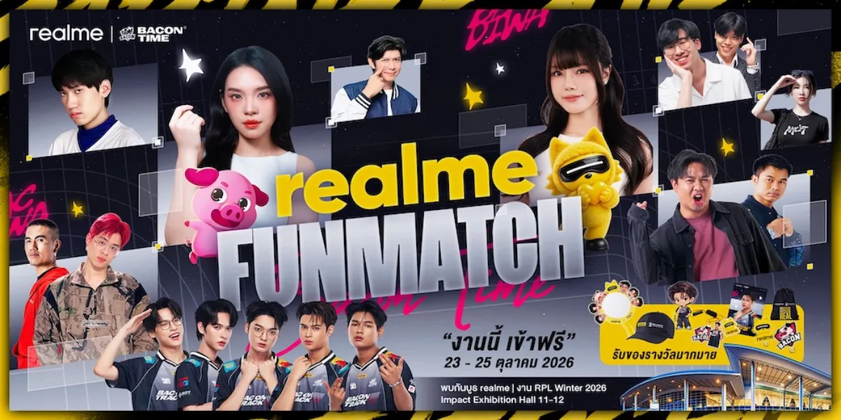 realme 16 Series 5G ขึ้นแท่นมือถือเกม RoV ทางการ จอ 144Hz แบต 7000mAh
