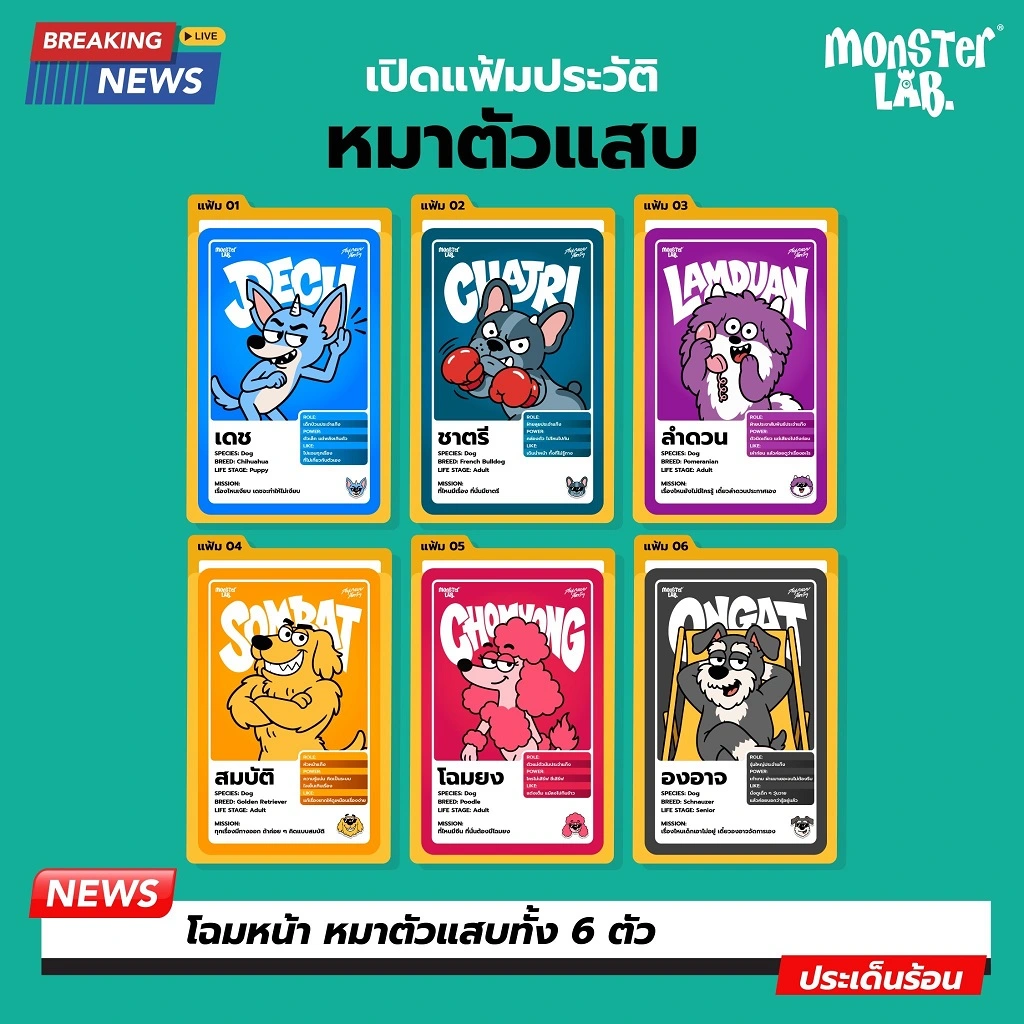 MONSTER LAB บุกตลาดอาหารสัตว์ ชูความสนุกและพอร์ตสินค้าครบวงจร