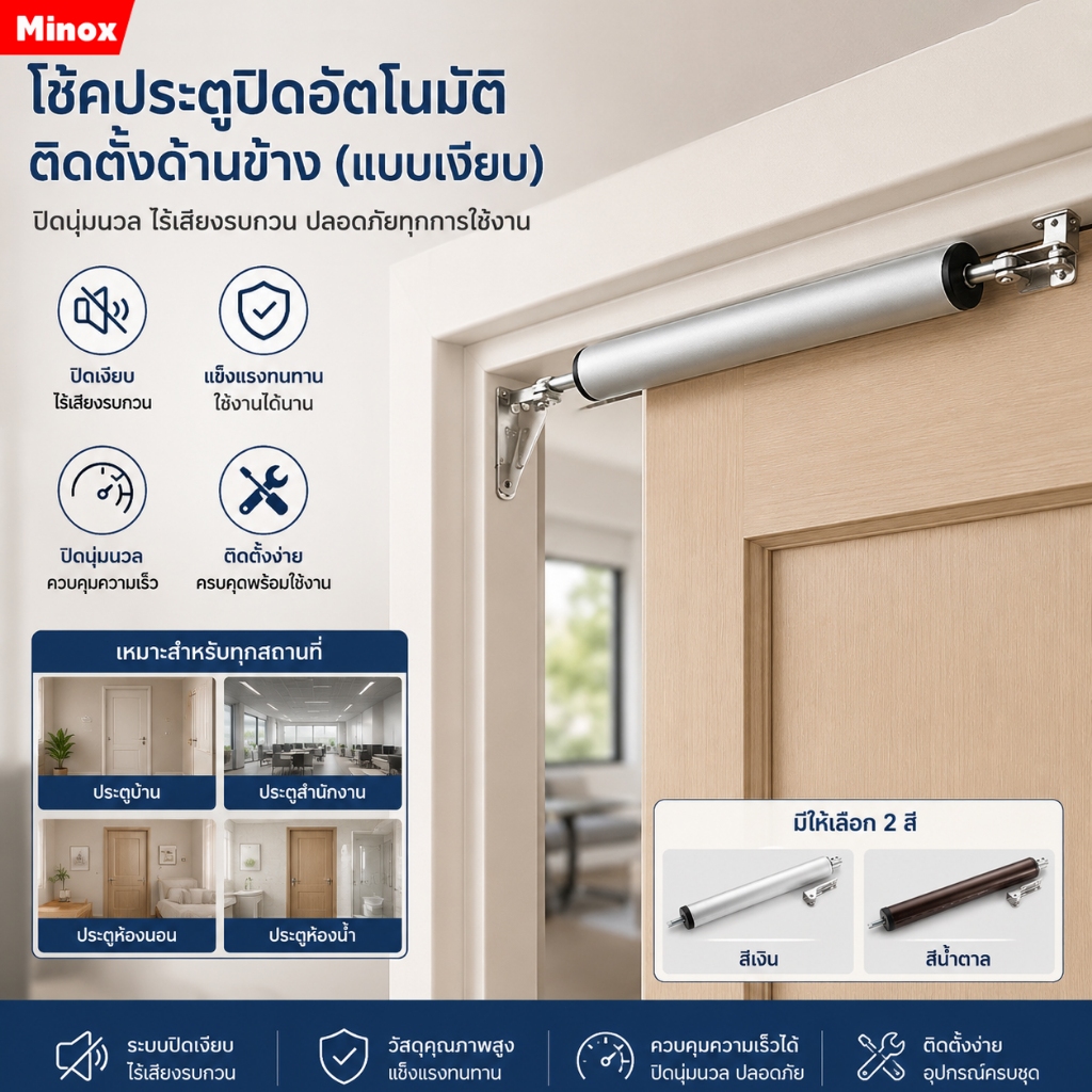 ลด 14.4% ตัวปิดประตูนิวเมติก
