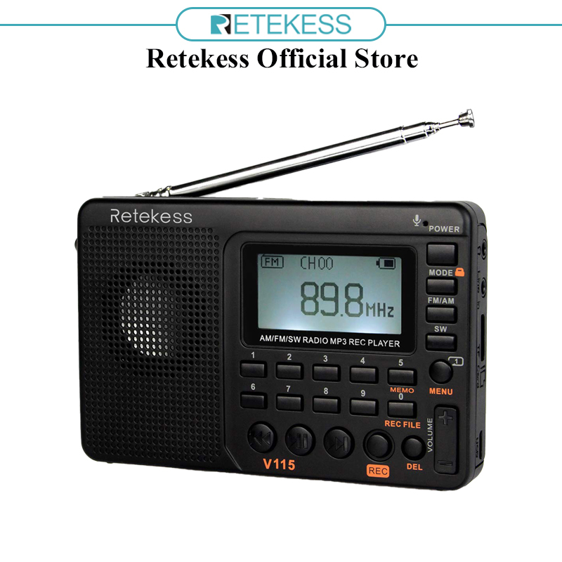 ราคาลดลงใหม่: Retekess V115 ลำโพงพกพา AM
