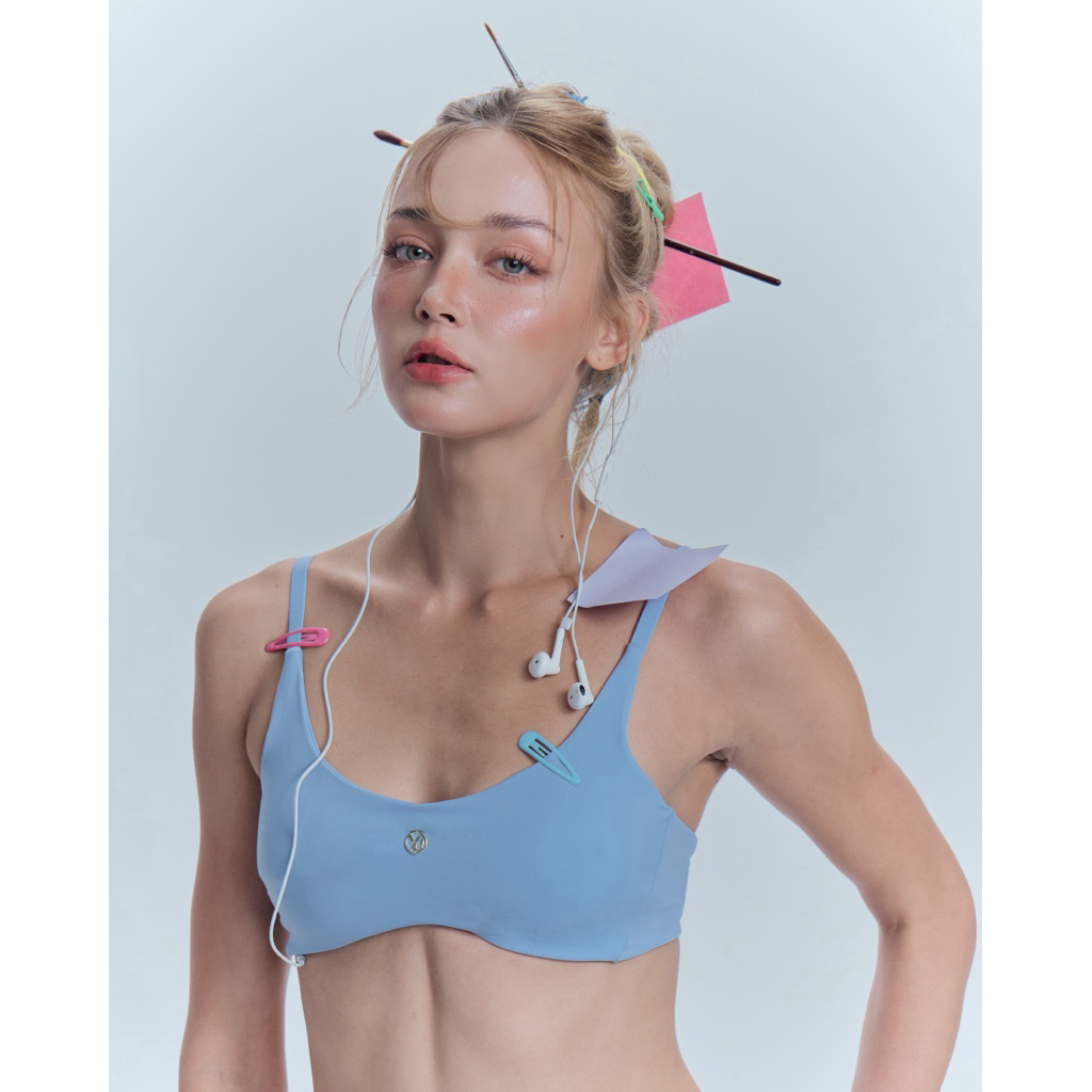 ราคาลดลงใหม่: VYU Pink/blue/black bra