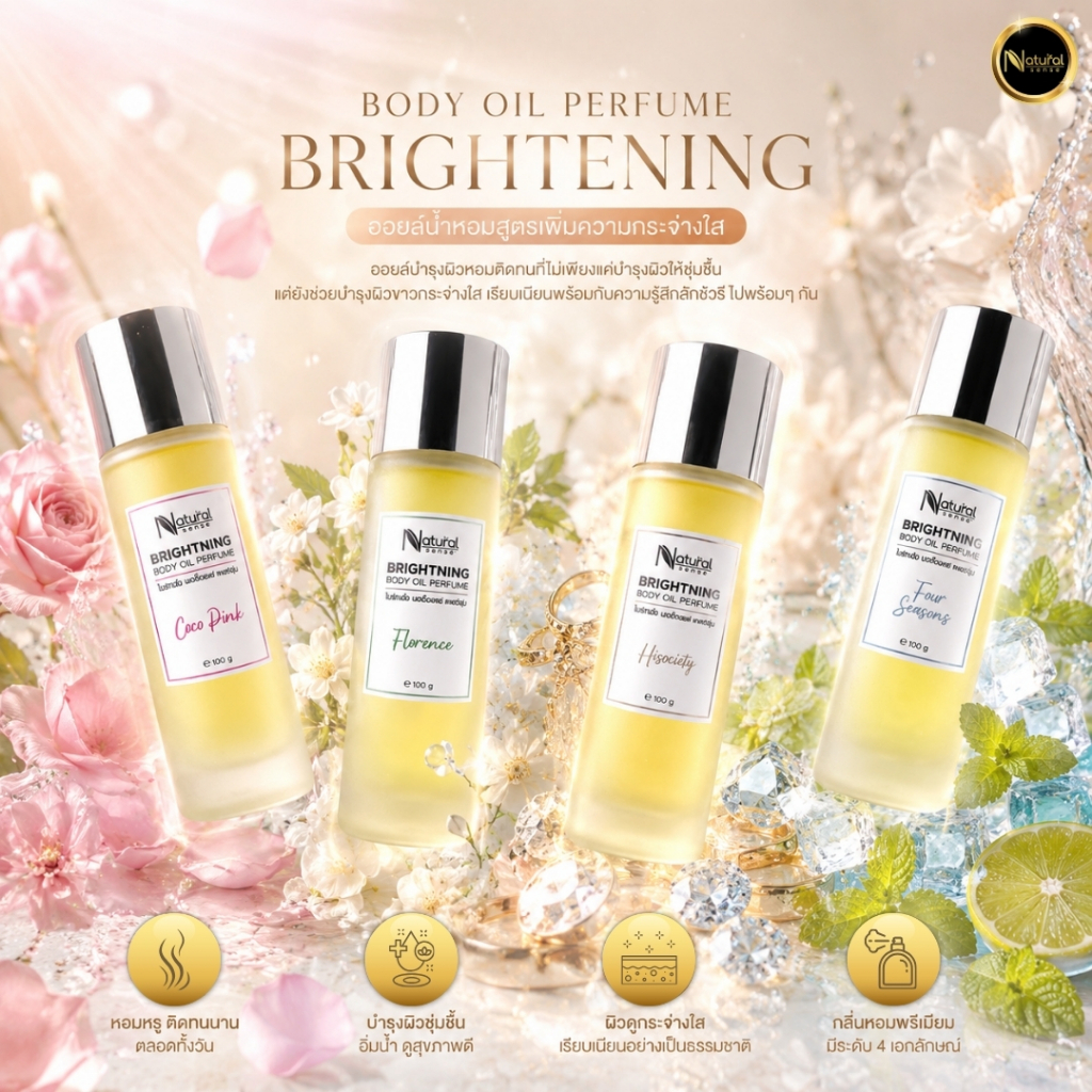 ราคาลดลงใหม่: Body Oil Perfume Premium