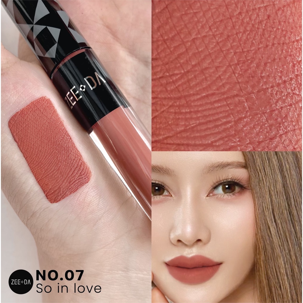ลด 34%: ZEEDA SILKY COAT LIP MATTE (ลิปกันน้ํา, ไม่ติด mask)