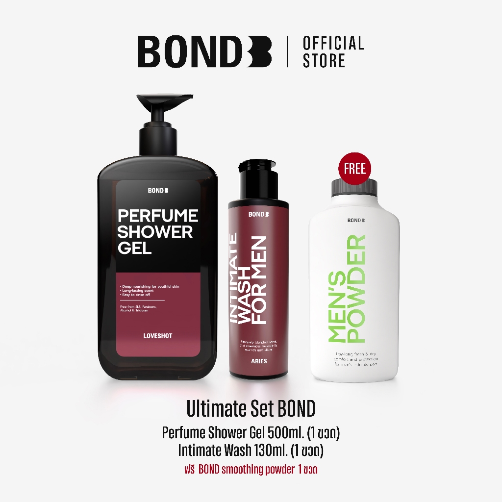 ราคาลดลงใหม่: Valentine Set BOND Perfume