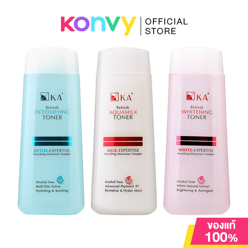 ราคาลดลงใหม่: KA Refresh Toner เคเอ โทนเนอร์ (Aquamilk/Detoxifying/Whitening)