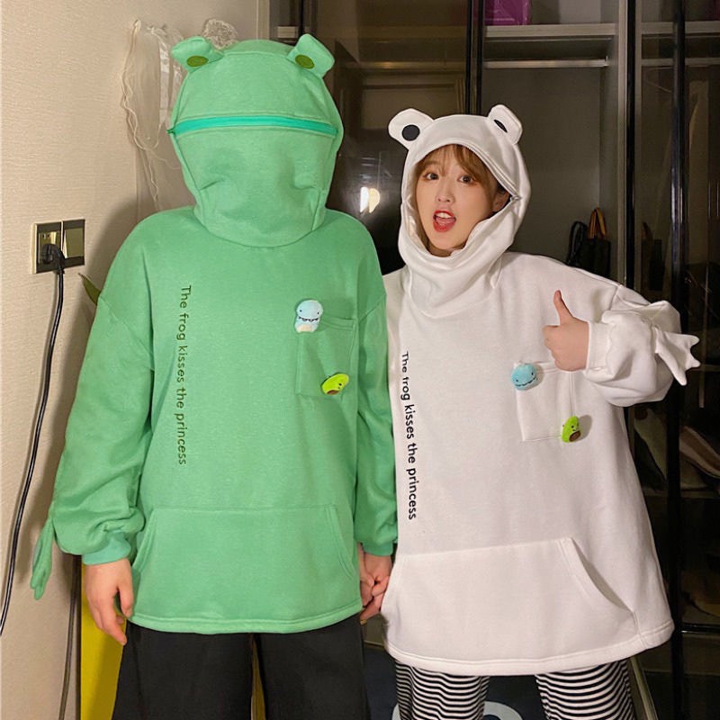 ลด 13.2% เสื้ออู้ดลายกบกับฮุ้ดกระต่าย