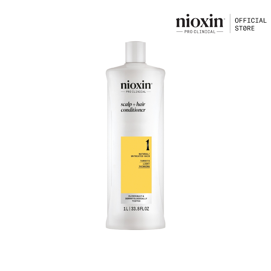 ราคาลดลงใหม่: NIOXIN คอนดิชั่นเนอร์ System 1 สําหรับผมเริ่มบาง (ไนอ๊อกซิน ผมลื่น