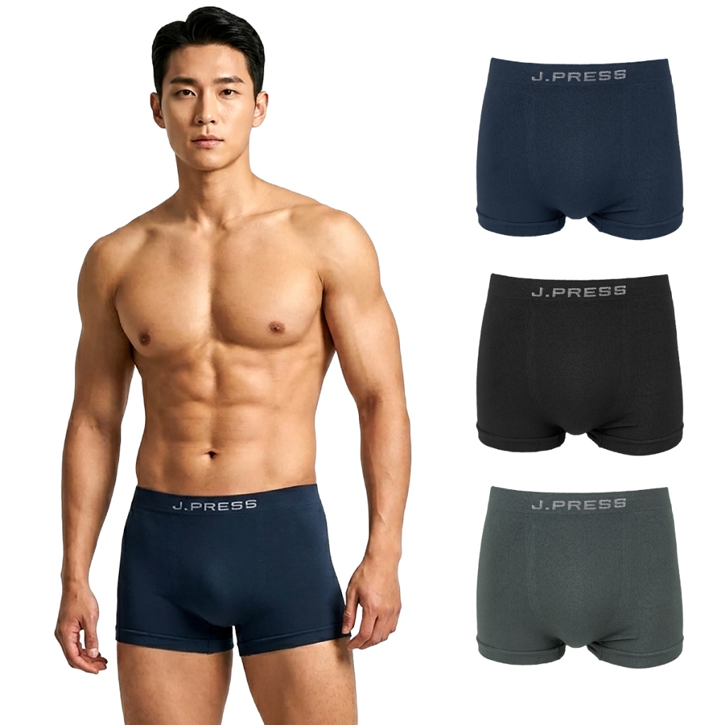 ราคาลดลงใหม่: J.Press กางเกงในชาย ขาสั้น Seamless เจเพรส (มีให้เลือก 3 สี)
