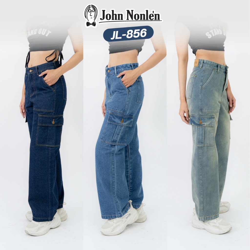 ลด 23%: John Nonle่n JL-856 ยีนส์ Cargo