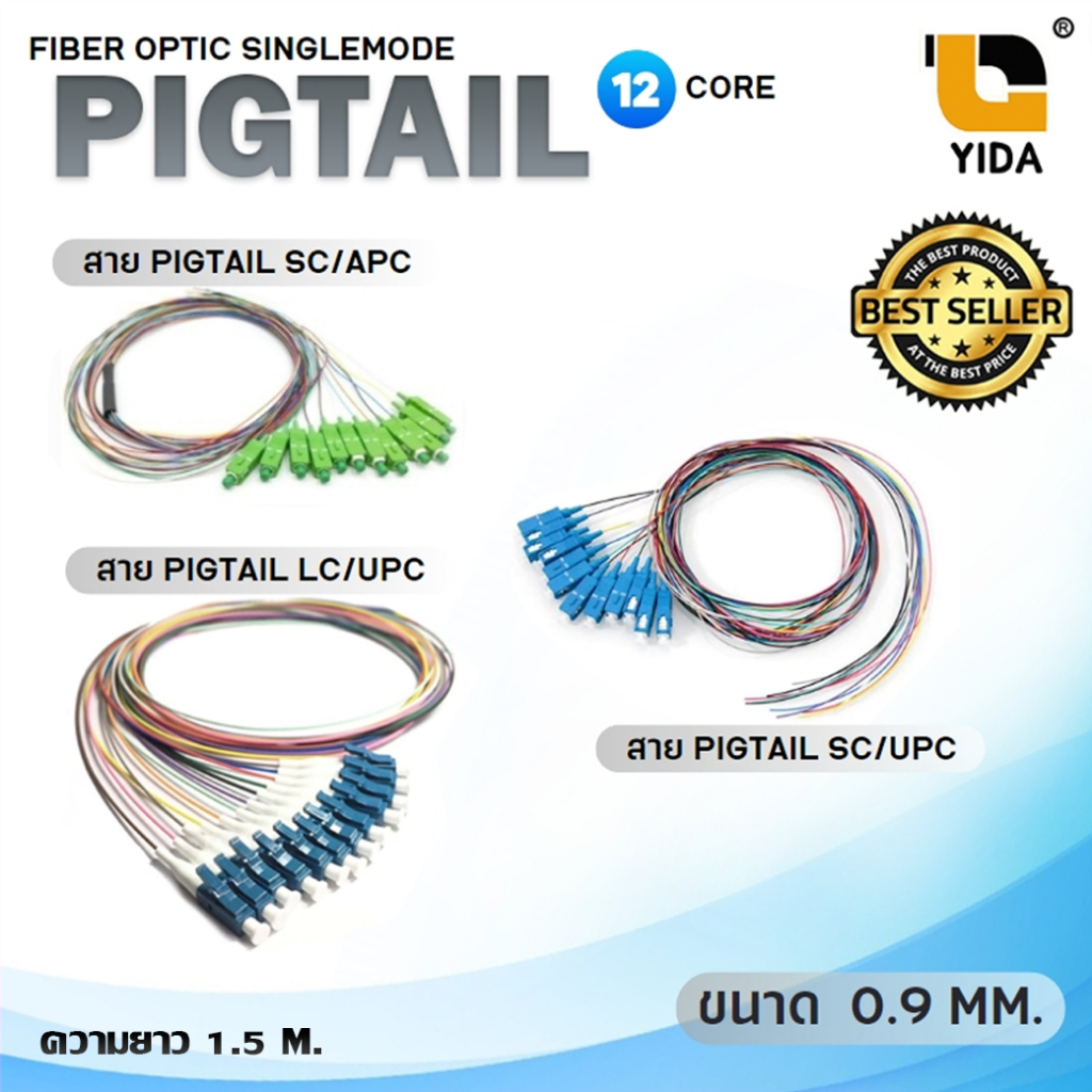 ราคาลดลงใหม่: สายไฟเบอร์ออฟติก pigtail