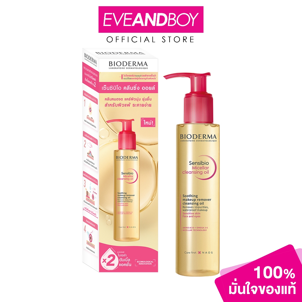 ราคาลดลงใหม่: Bioderma - SENSIBIO MICELLAR CLEANSING (150 ml.)