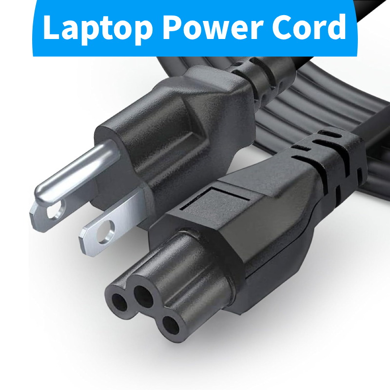 ลด 22%: สายไฟแล็ปท็อป AC 3 Prong 5Ft