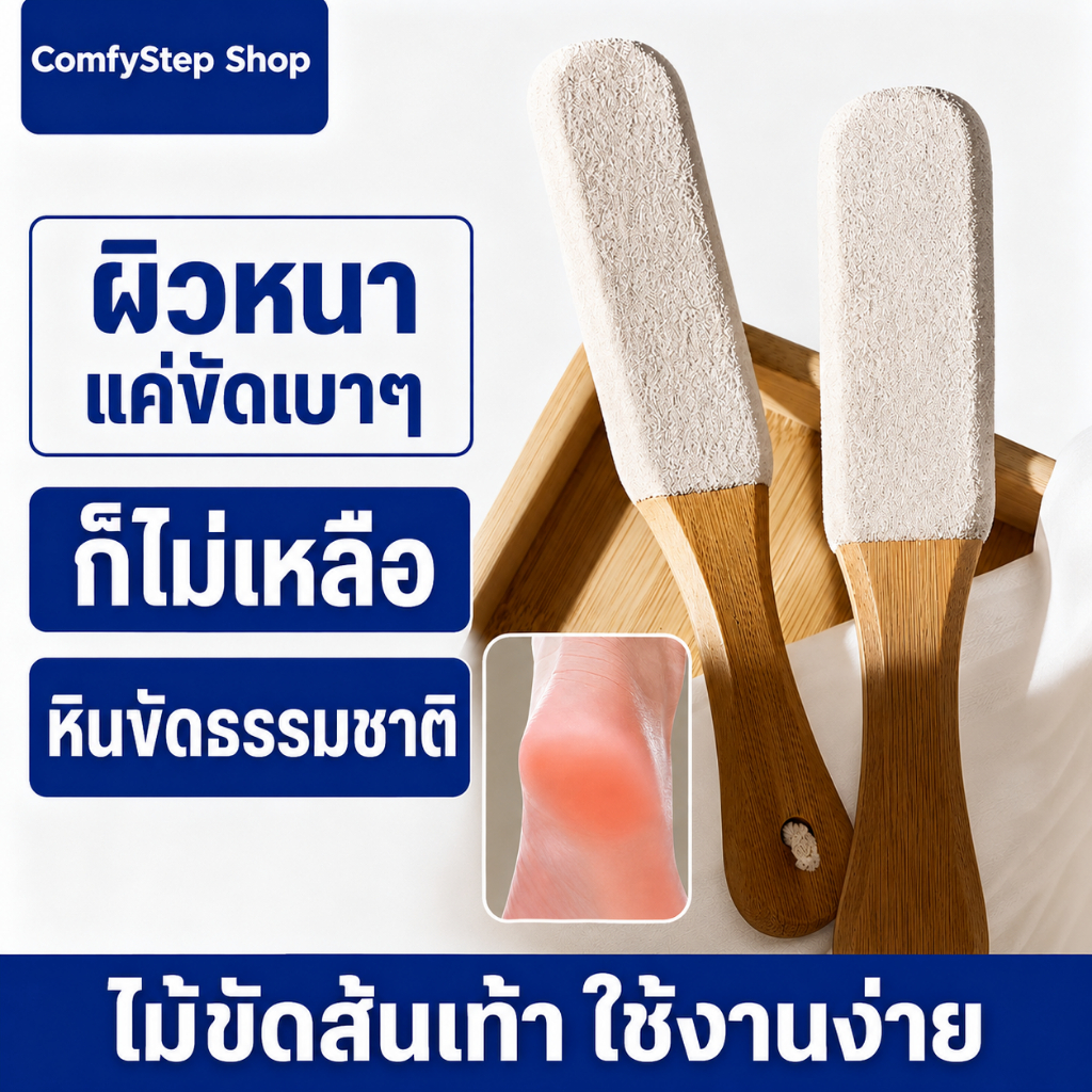 ลด 9.9% ที่ขัดส้นเท้า ไม้บีชแท้ 80 เมช