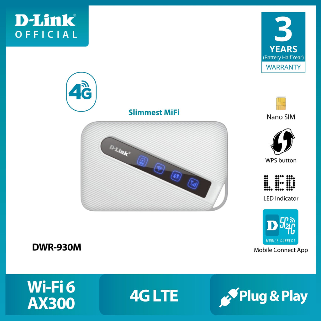 ราคาลดลงใหม่: D-Link DWR-930M Mobile