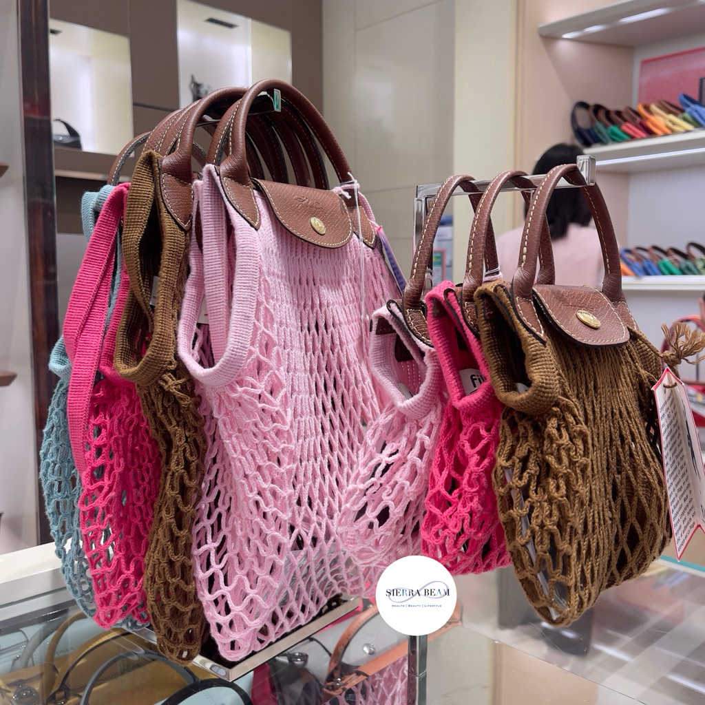ราคาลดลงใหม่: แท้100%Longchamp Le Pliage Filet ตาข่าย