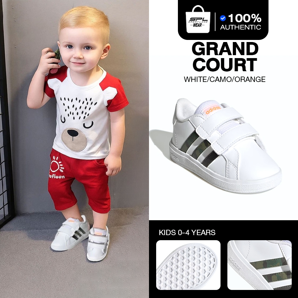 ลด 50%: Adidas อาดิดาส รองเท้าผ้าใบ รองเท้าเด็ก IF (1300)
