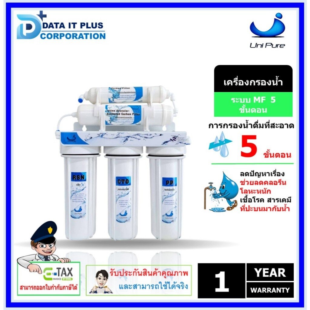 ลด 28%: UNI PURE เครื่องกรองน้ําดื่ม 5