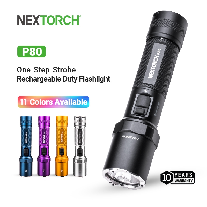 ลด 31%: NEXTORCH P80 ไฟฉายแบบชาร์จไฟได้