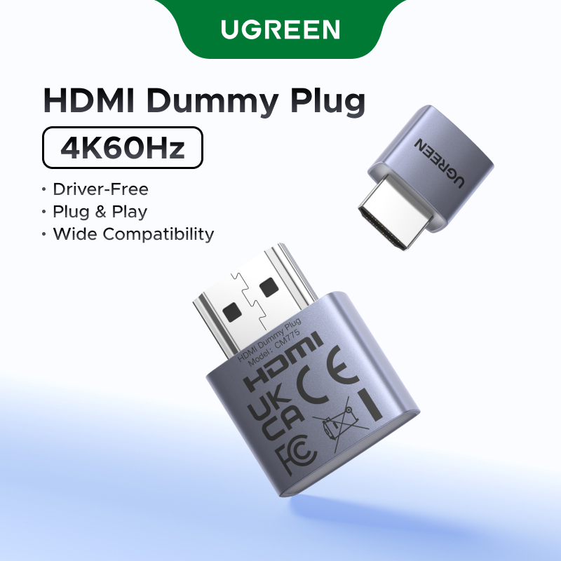 ราคาลดลงใหม่: UGREEN HDMI Dummy Plug