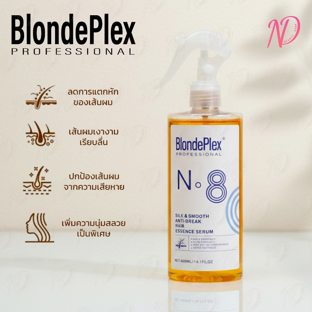 ราคาลดลงใหม่: BlondePlex Professional No.8 Silk & (BE-400)