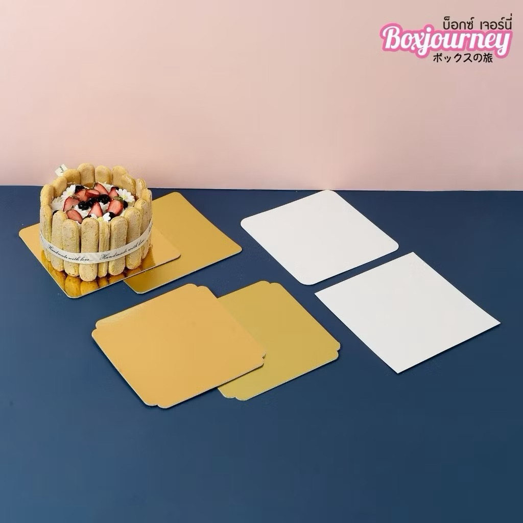 ราคาลดลงใหม่: Boxjourney ฐานรองเค้ก 1 ปอนด์ 2ปอนด์3ปอนด์ (20 ใบ/แพค)
