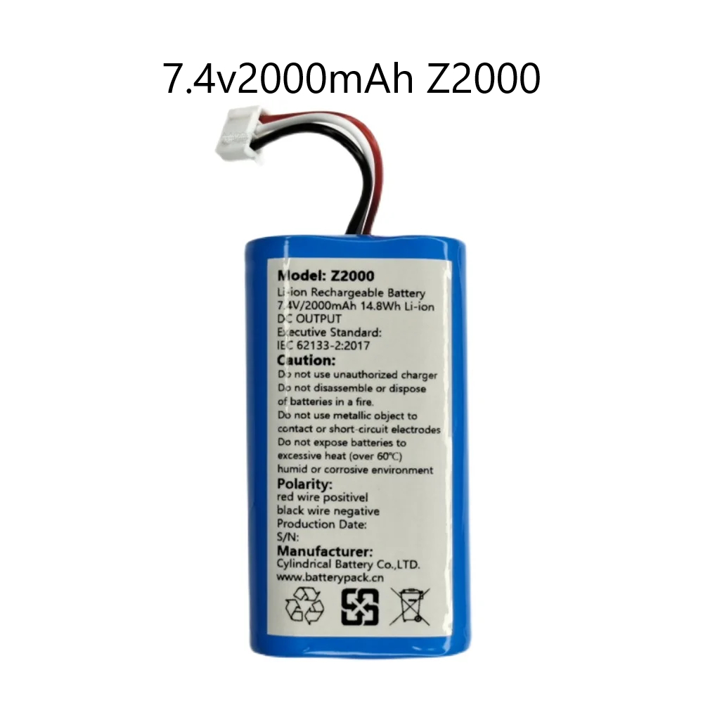 ลด 22%: Z2000 z3000 7.4V 2000MAh 14.8Wh
