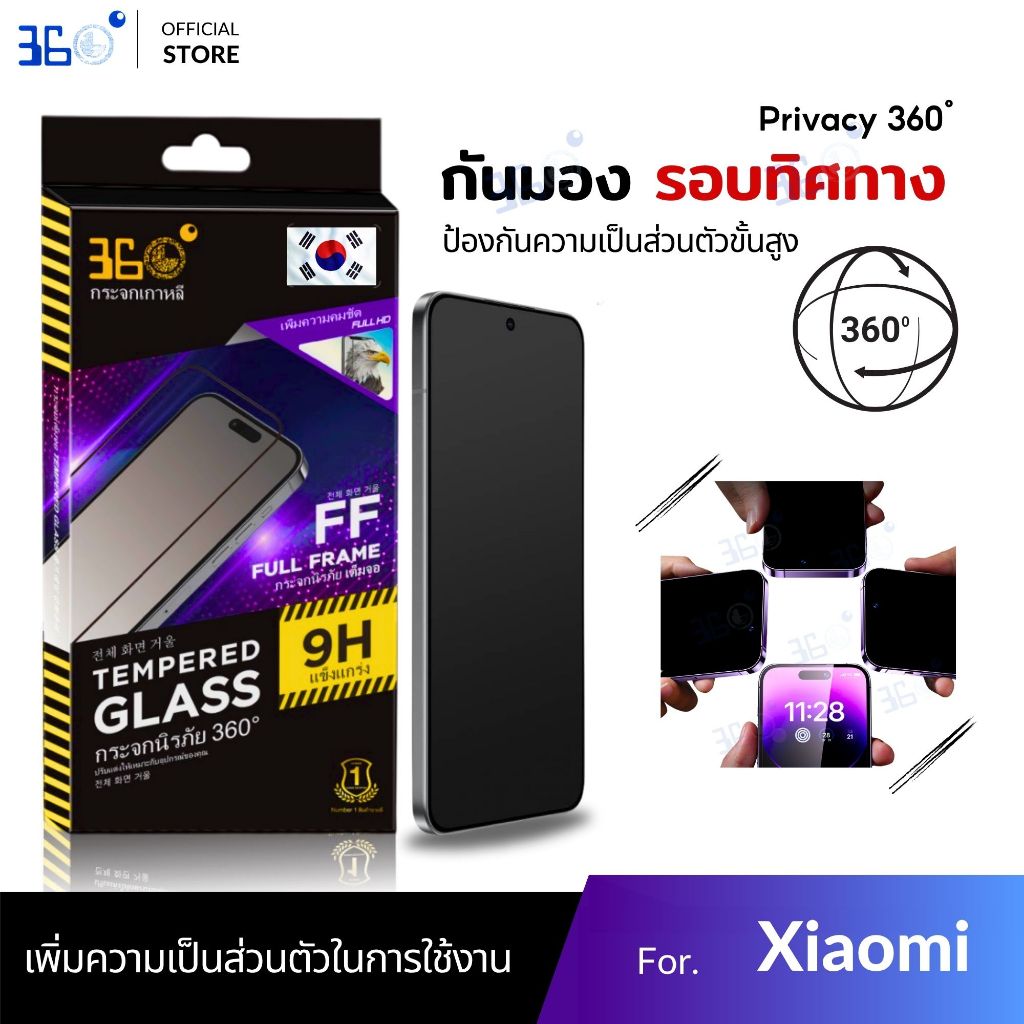 ราคาลดลงใหม่: ฟิล์มกันเสือก360องศาเต็มจอ
