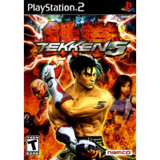 ราคาลดลงใหม่: Ps2 แผ่นเกมส์ Tekken 5
