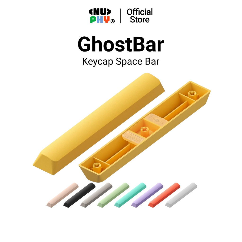 ลด 30%: Nuphy GhostBar - Keycap Space (KOP)